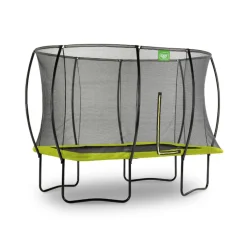 Exit - Cama elástica Silhouette rectangular verde 214 cm*Exit Toys Clearance