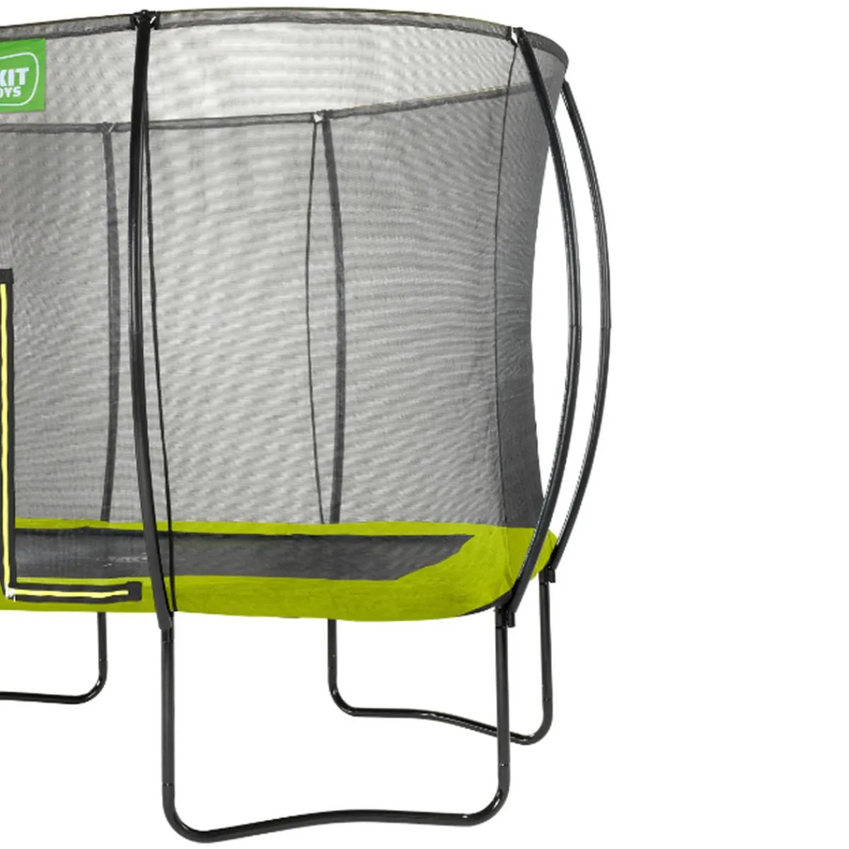 Exit - Cama elástica Silhouette rectangular verde 214 cm*Exit Toys Clearance