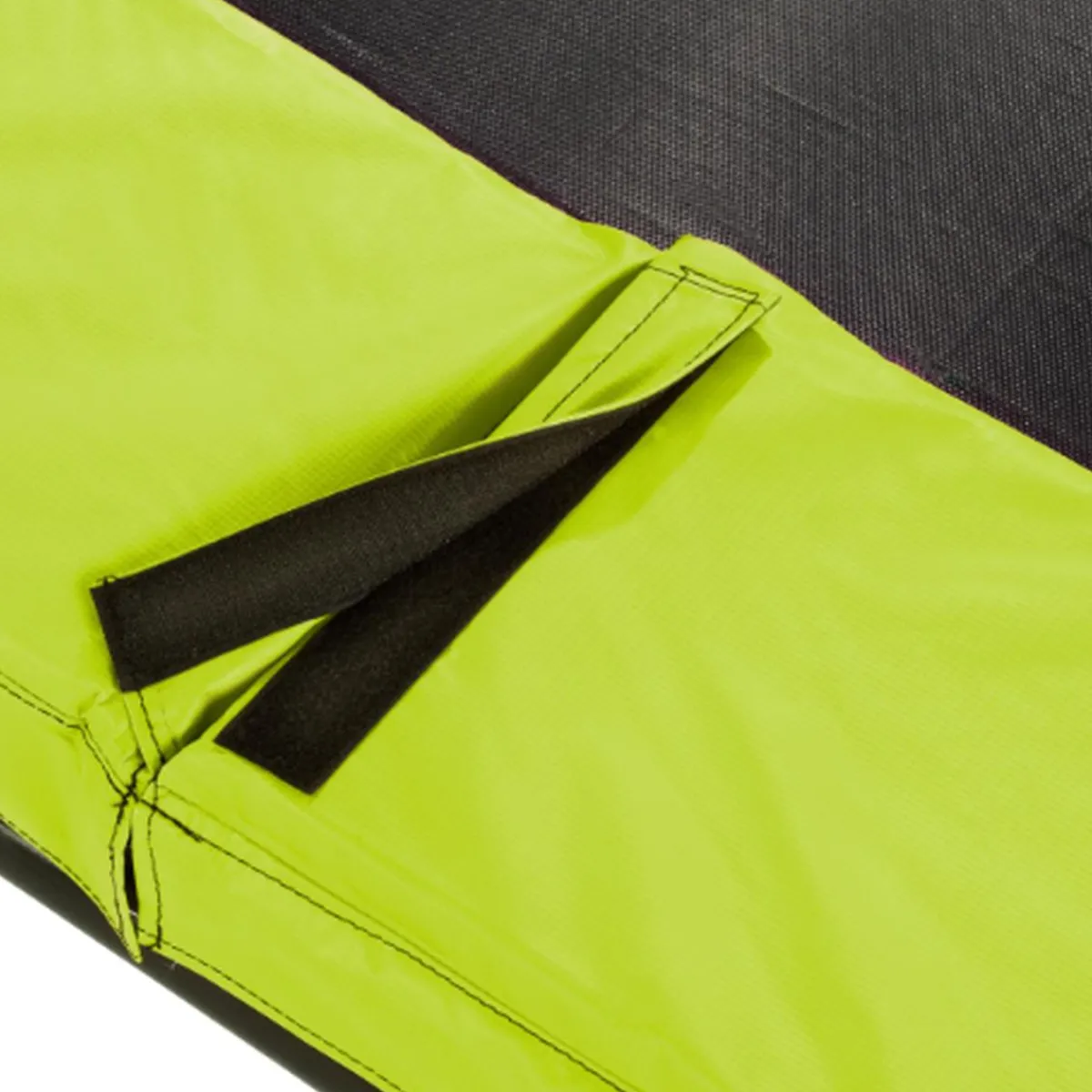 Exit - Cama elástica Silhouette rectangular verde 214 cm*Exit Toys Clearance