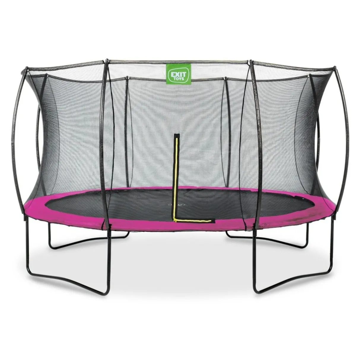 Exit - Cama elástica Silhouette redonda rosa 366 cm*Exit Toys Online