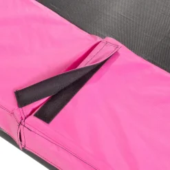 Clearance Exit - Cama elástica Silhouette rectangular de suelo rosa 153 cm Camas Elásticas