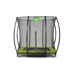 Exit - Cama elástica Silhouette rectangular de suelo verde 153 cm*Exit Toys Hot