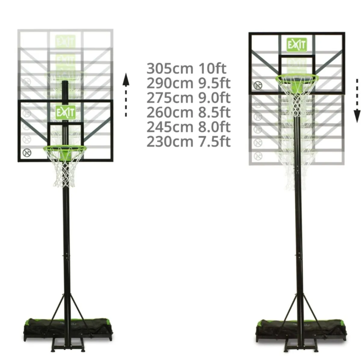 Exit - Canasta de baloncesto portatil Comet*Exit Toys Clearance