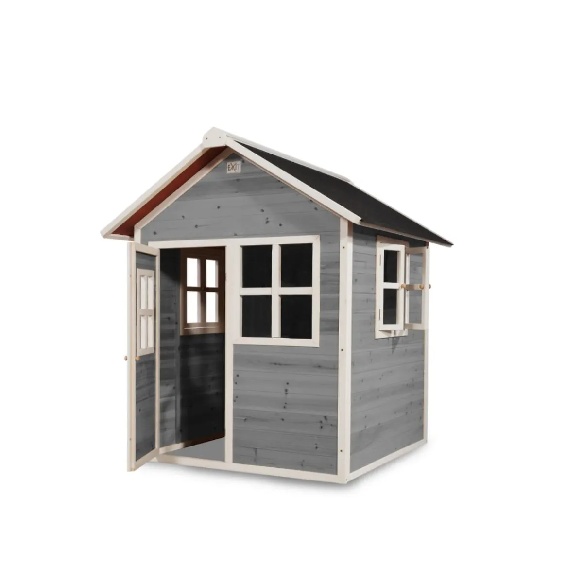Discount EXIT - Casita Loft de madera gris Casas