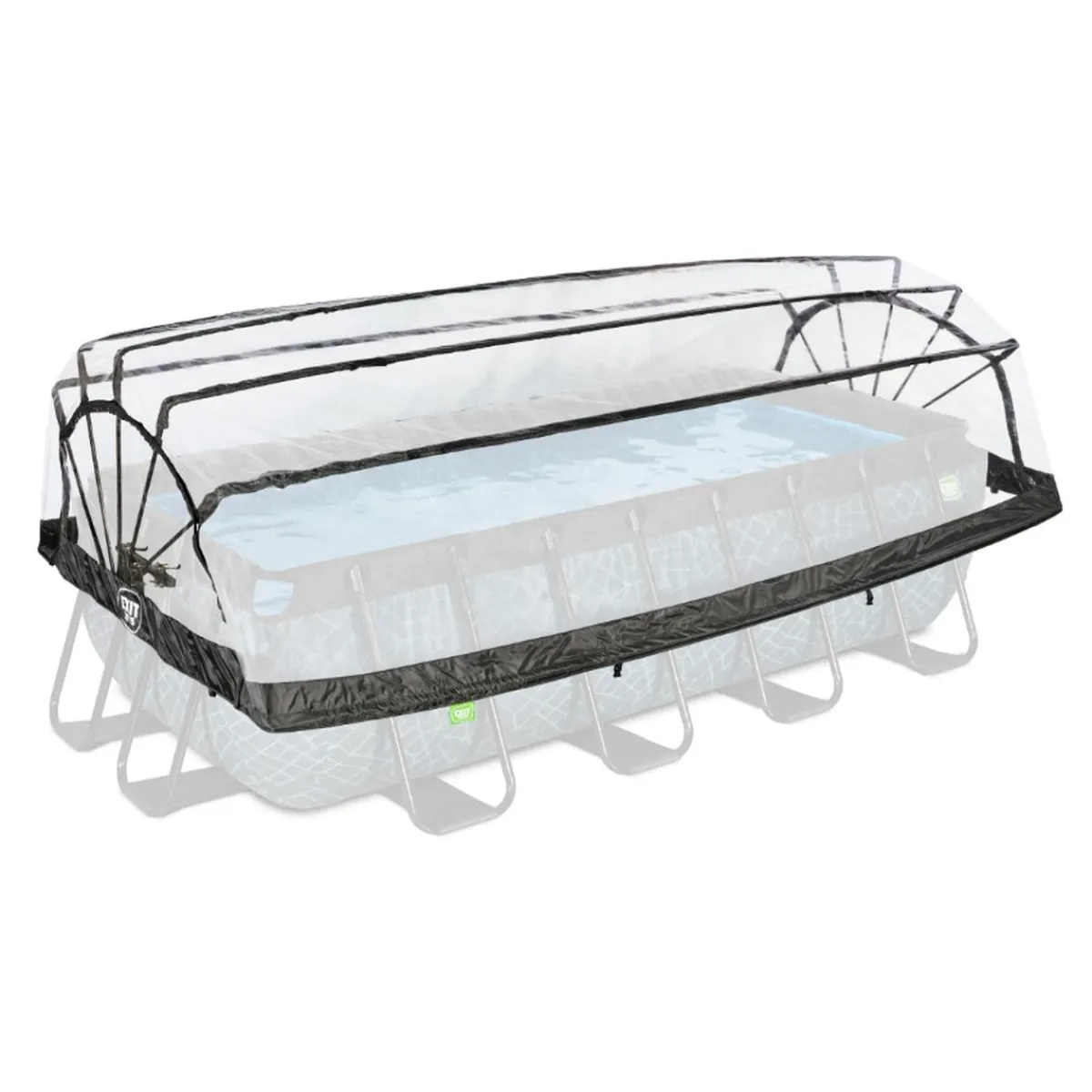 EXIT - Cúpula de piscina rectangular 400 cm*Exit Toys Outlet