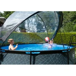 EXIT - Cúpula de piscina redonda 427 cm*Exit Toys Sale