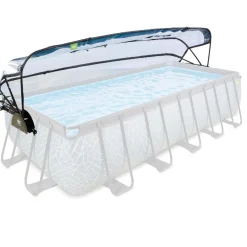 EXIT - Cúpula de piscina rectangular 540 cm*Exit Toys Outlet