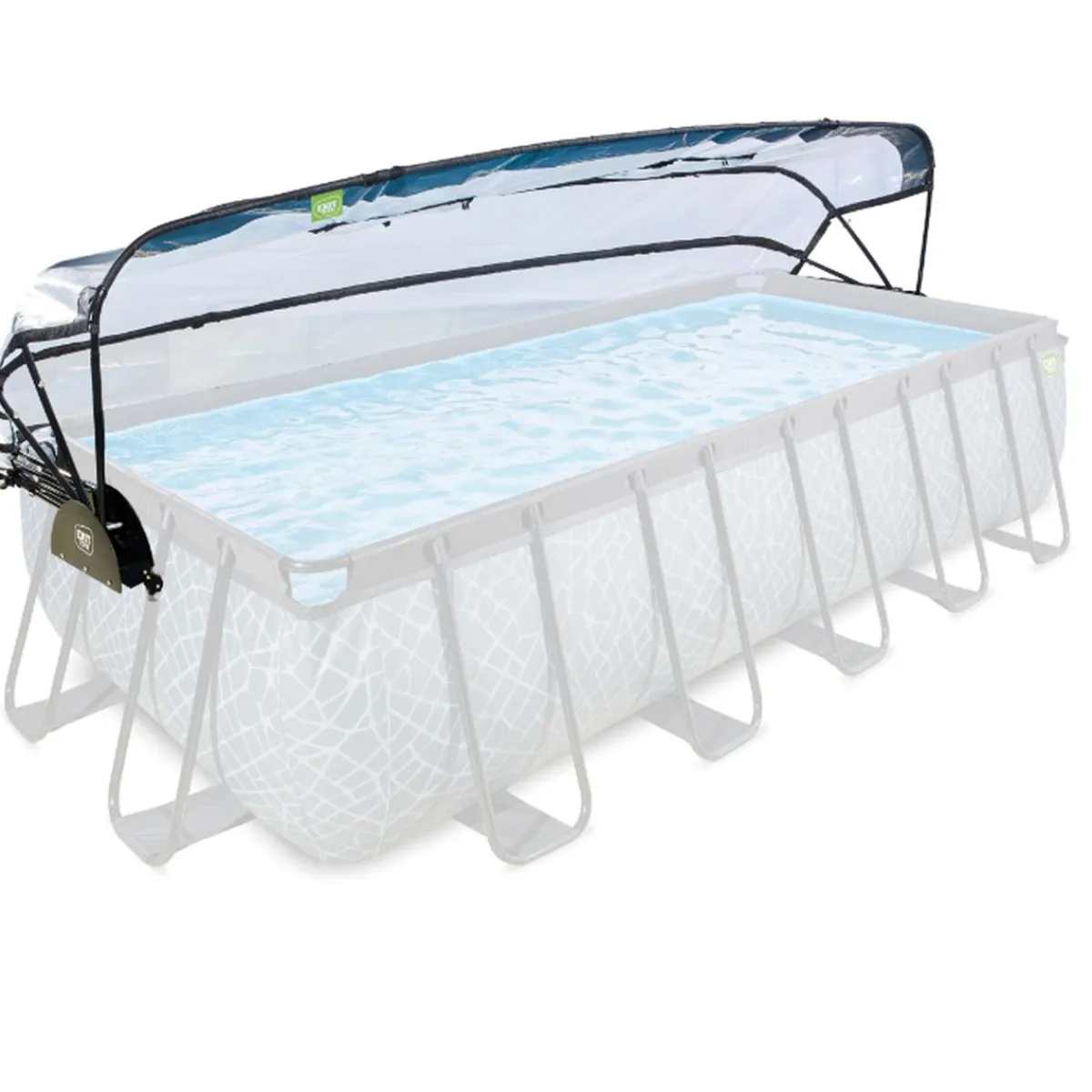 EXIT - Cúpula de piscina rectangular 540 cm*Exit Toys Outlet