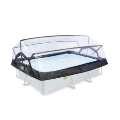 Outlet EXIT - Cúpula de piscina rectangular 220 cm Piscinas|Juguetes De Verano