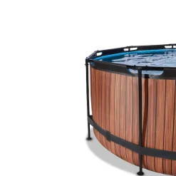 Hot EXIT - Piscina Wood redonda con bomba de filtro 360 cm Piscinas|Juguetes De Verano
