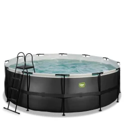 Exit - Piscina Black Leather diámetro 427 x 122 cm con filtro de arena*Exit Toys New