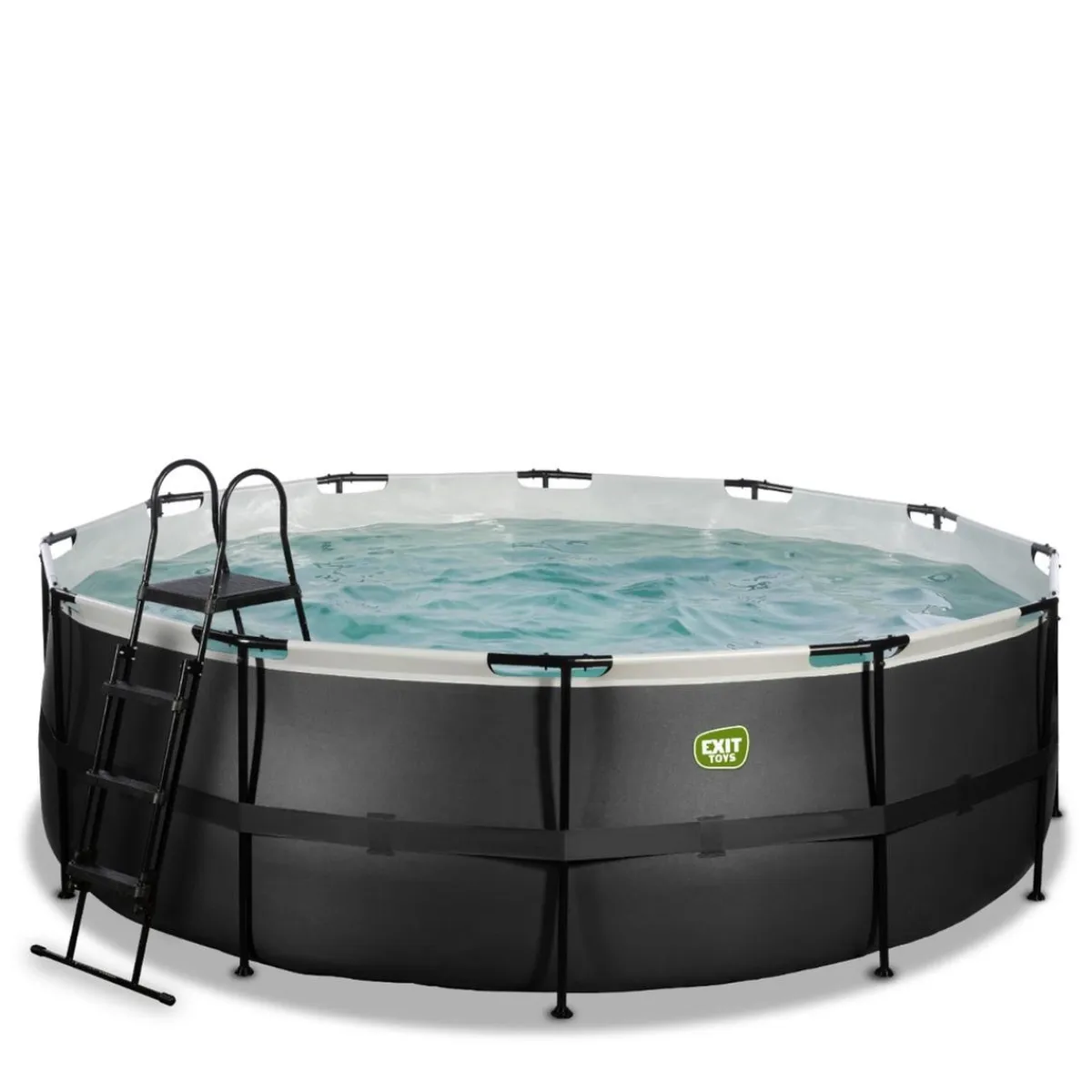 Exit - Piscina Black Leather diámetro 427 x 122 cm con filtro de arena*Exit Toys New