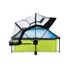 Exit - Piscina Lime verde 300 x 200 x 65 cm con filtro y cúpula transparente*Exit Toys Clearance