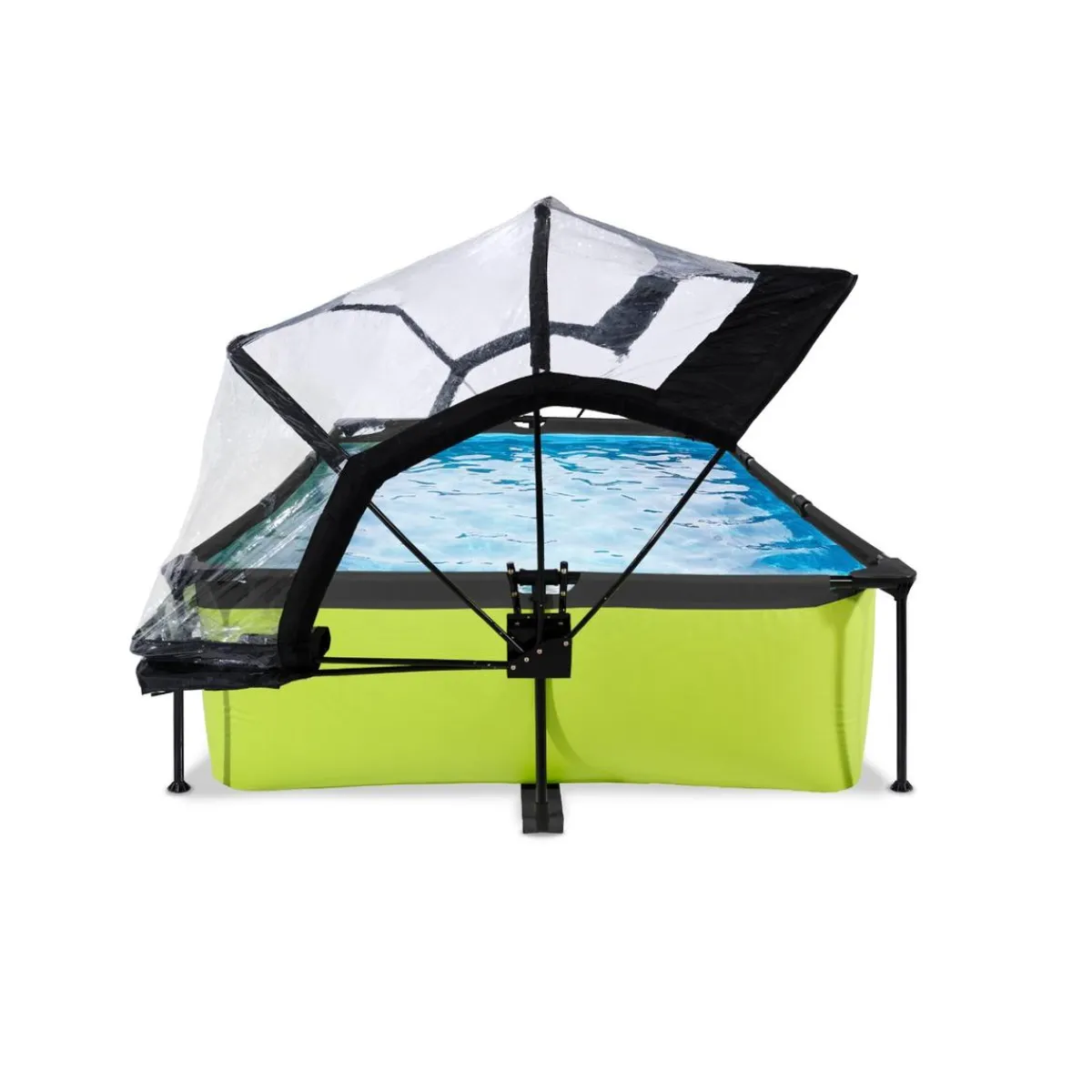 Exit - Piscina Lime verde 300 x 200 x 65 cm con filtro y cúpula transparente*Exit Toys Clearance