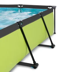 Outlet Exit - Piscina Lime verde 220 x 150 x 65 cm con filtro y cúpula transparente Piscinas|Juguetes De Verano