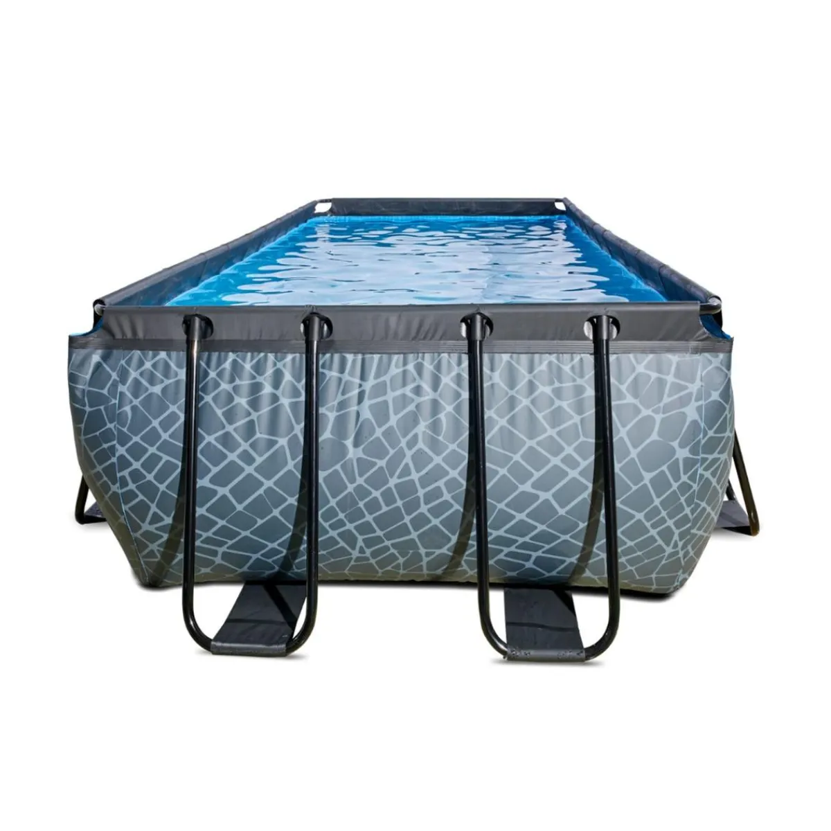 Exit - Piscina Stone gris 540 x 250 x 122 cm con filtro de arena*Exit Toys Hot