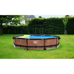 Exit - Protector de suelo gris 380 x 380 cm para piscina*Exit Toys Sale