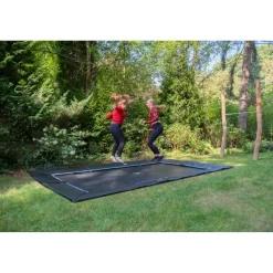 Exit - Trampolín deportivo de suelo Dynamic 244 x 427 cm negro*Exit Toys Clearance