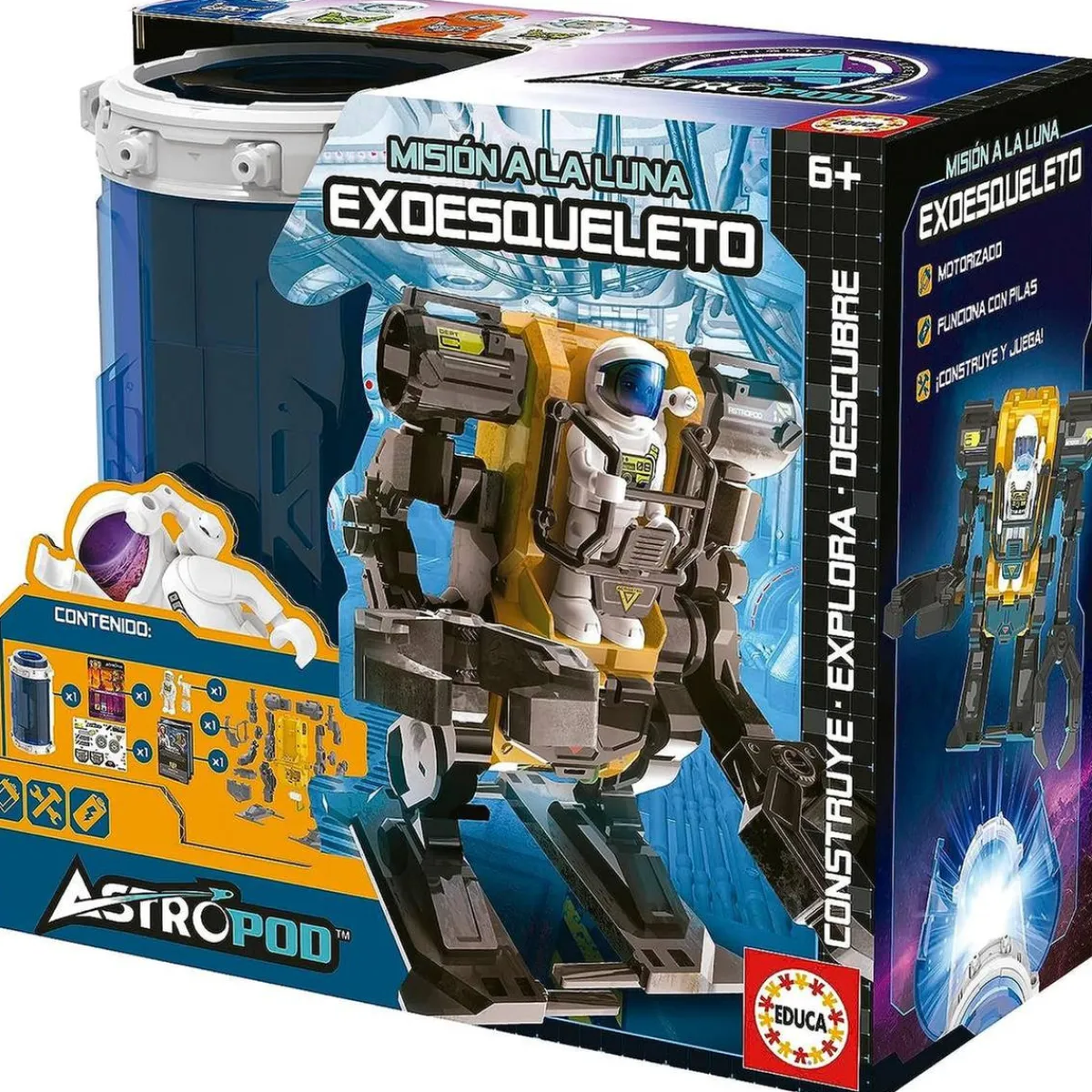Exoesqueleto astropod: construye, juega y observa tu robot cobrar vida con motor a pilas ㅤ Steam