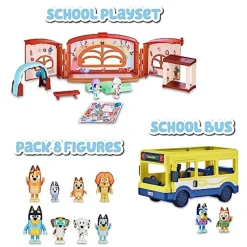 - Bluey - Pack Figuras Familia y Compañeros de Colección Serie Dibujos Infantil ㅤ*FAMOSA Hot