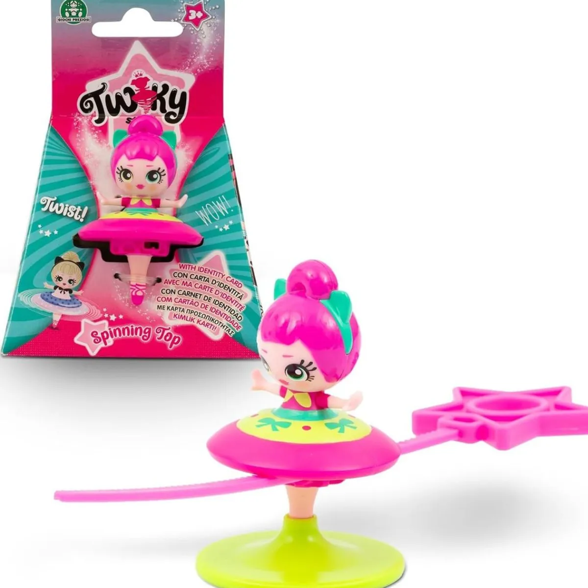- Twiky Peonza Bailarina con Spinner Giratorio (Varios modelos) ㅤ*FAMOSA New