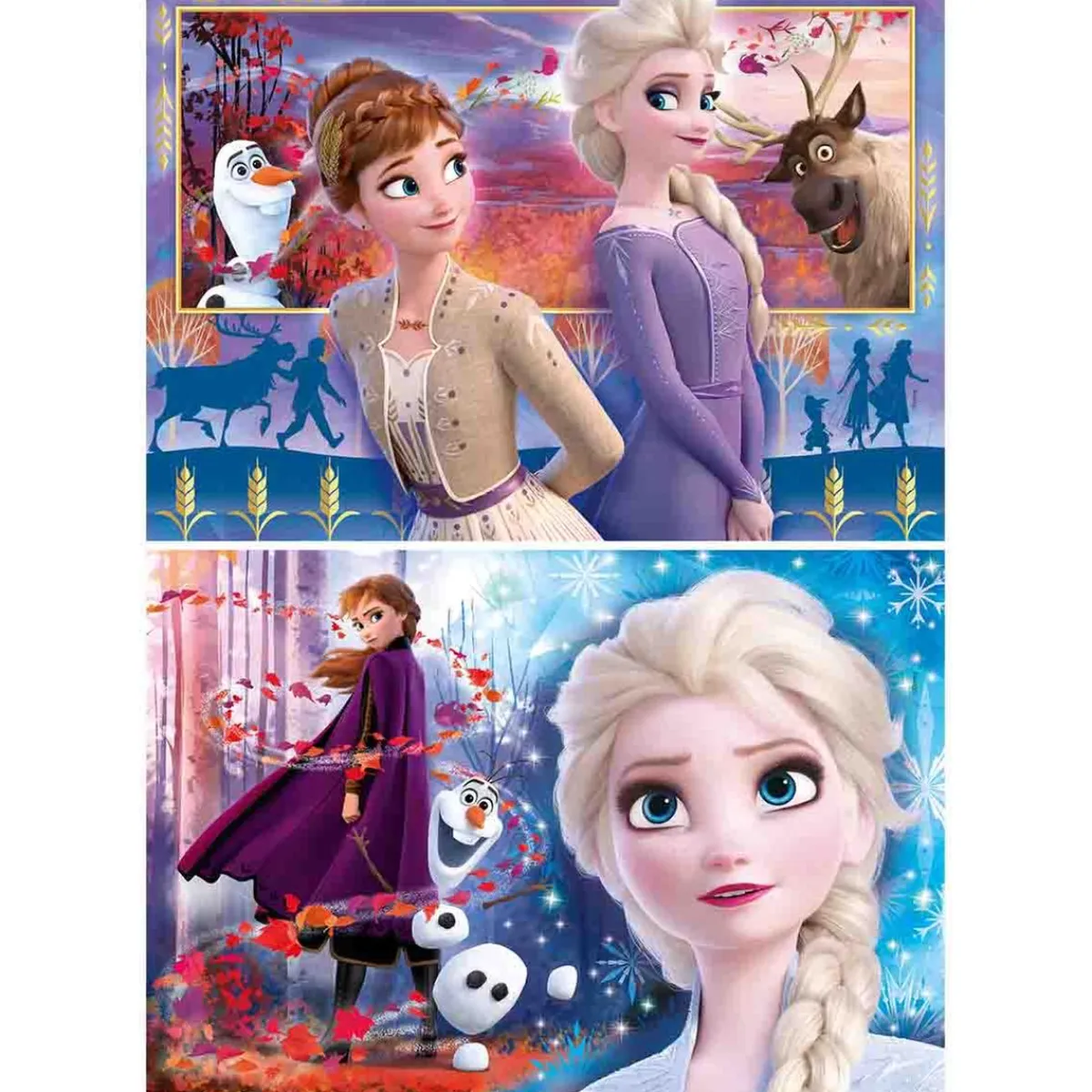 Online Frozen - Puzzle 2x60 piezas Frozen 2 Juegos Y Puzzles