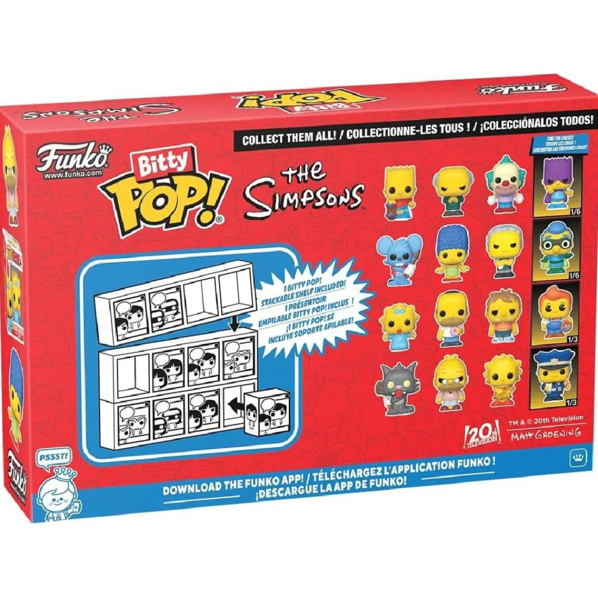 Best Funko Bitty Pop! - The Simpsons - Pack de 4 Figuras (Varios Modelos) Friki Zone