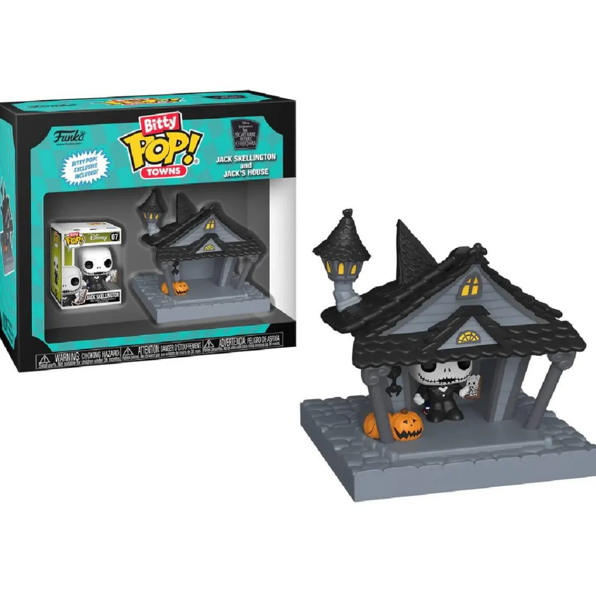 Funko Bitty Pop! Towns - Pesadilla antes de Navidad - Jack Skellington y su casa*FUNKO UK LIMITED Sale