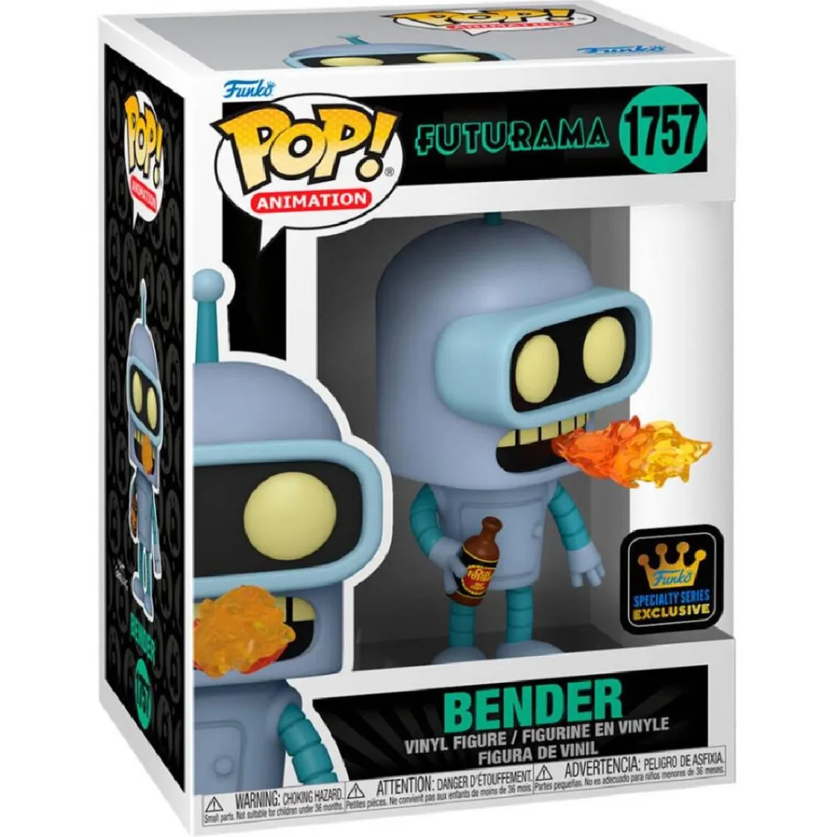 Best Funko Pop! Animation - Futurama - Bender con variante Chase Glow in the Dark Friki Zone