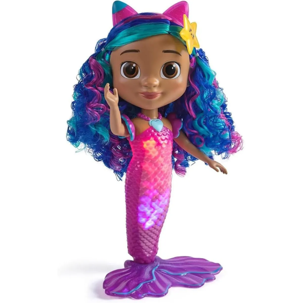 Best Gabby’s Dollhouse - Muñeca Gabby sirena canta y brilla Coleccionables Y Mini Mundos