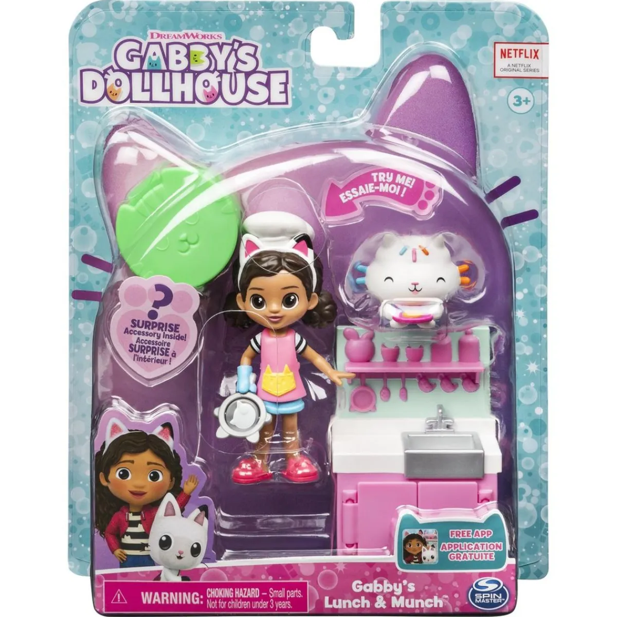 Online Gabby's Dollhouse - Set de almuerzo y comida de Gabby Coleccionables Y Mini Mundos