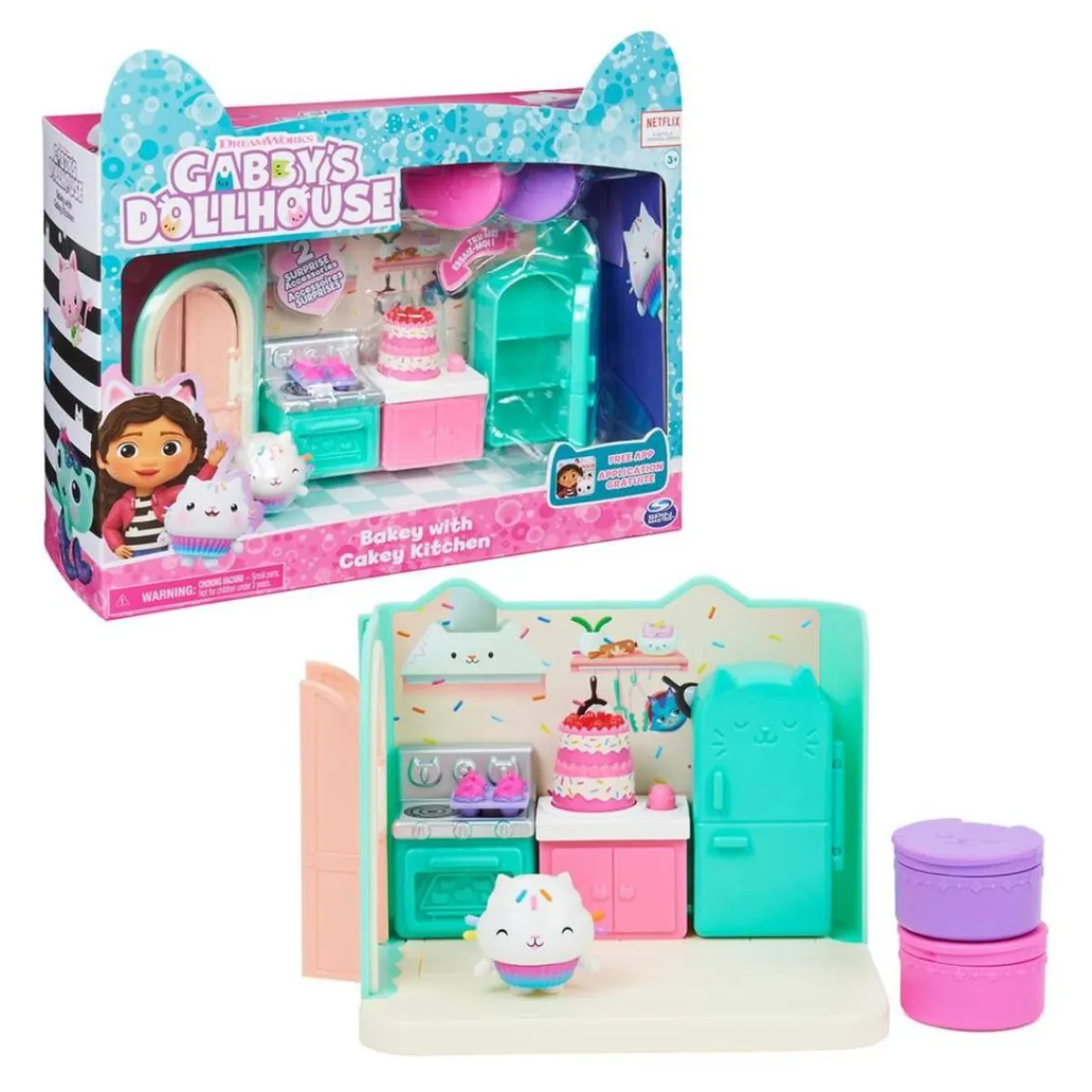 Sale Gabby's Dollhouse - Cocinita de Muffin Coleccionables Y Mini Mundos