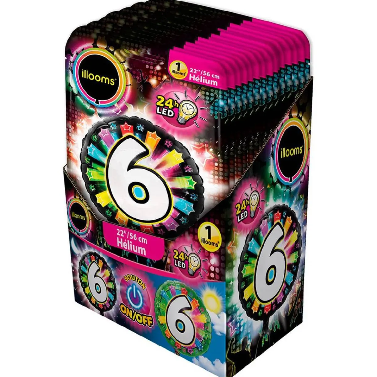 Globo LED helio número 6*TOYS "R" US Best