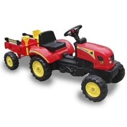 Best Go Kart Coche a pedales rojo tractor rojo Vehículos De Batería O A Pedales