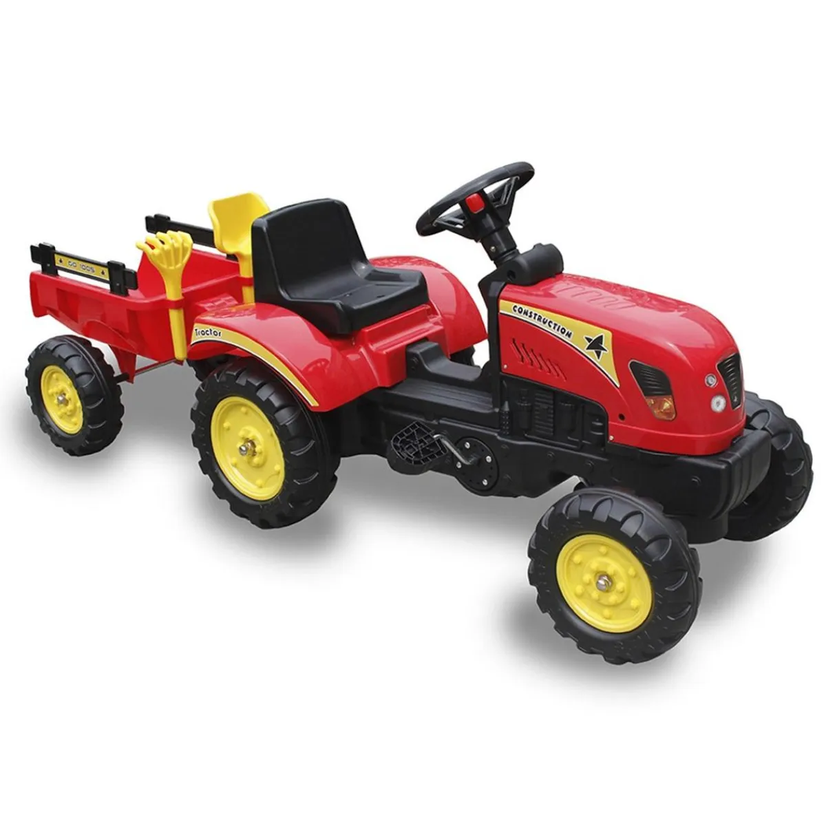 Best Go Kart Coche a pedales rojo tractor rojo Vehículos De Batería O A Pedales
