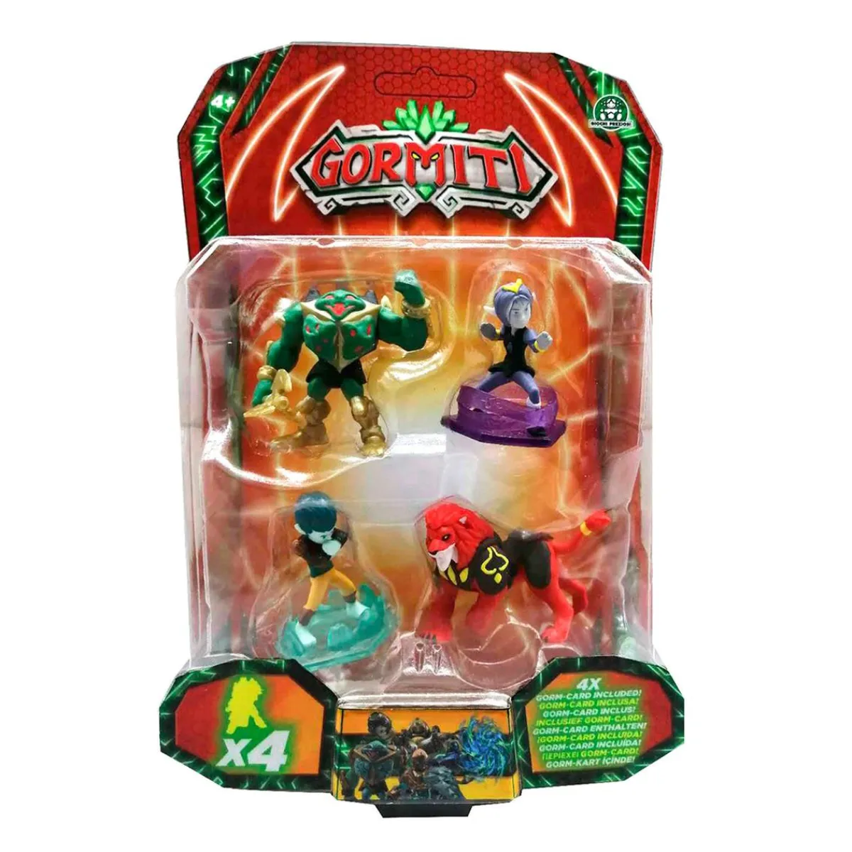 Hot Gormiti - Pack 4 Figuras (varios modelos) Figuras De Acción