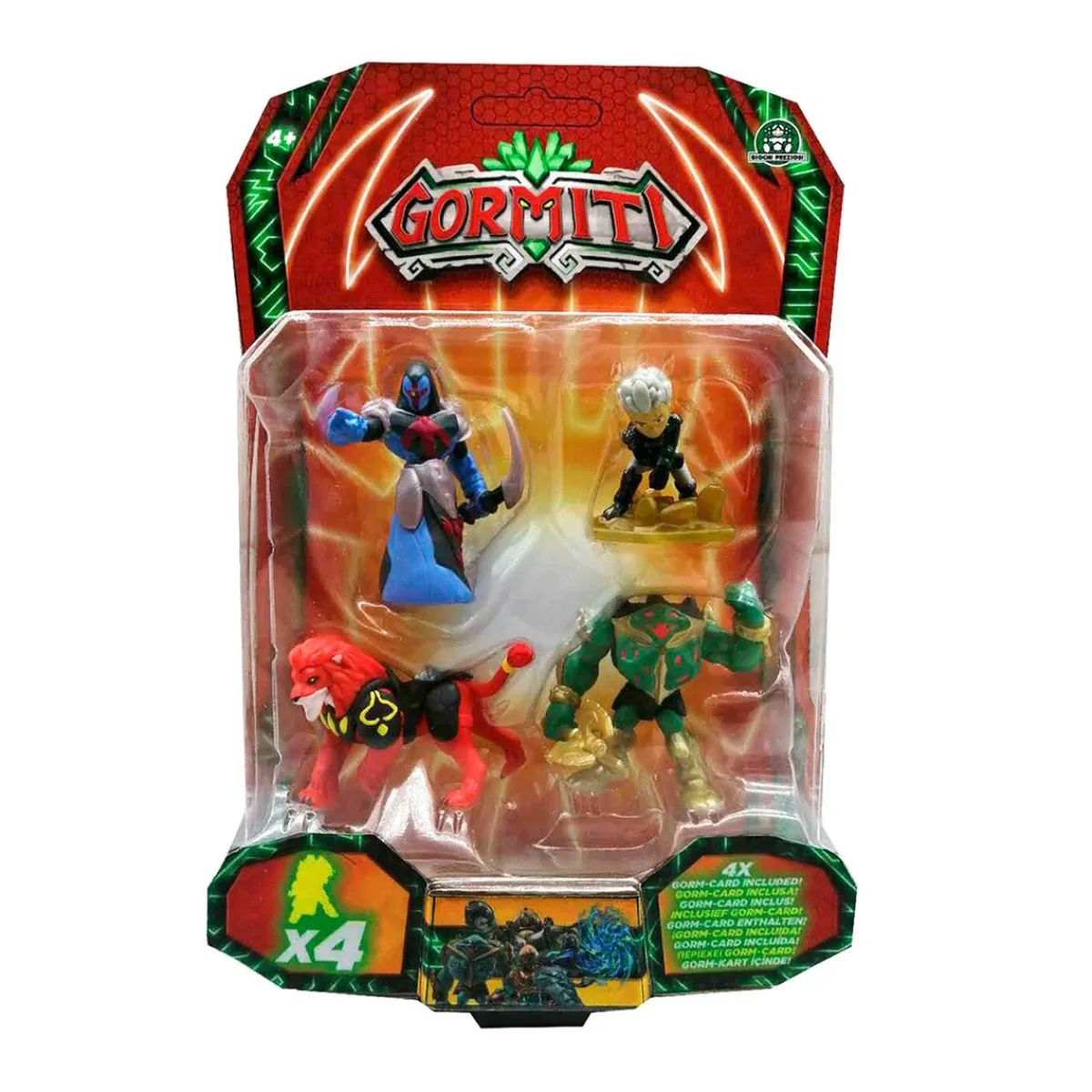 Hot Gormiti - Pack 4 Figuras (varios modelos) Figuras De Acción