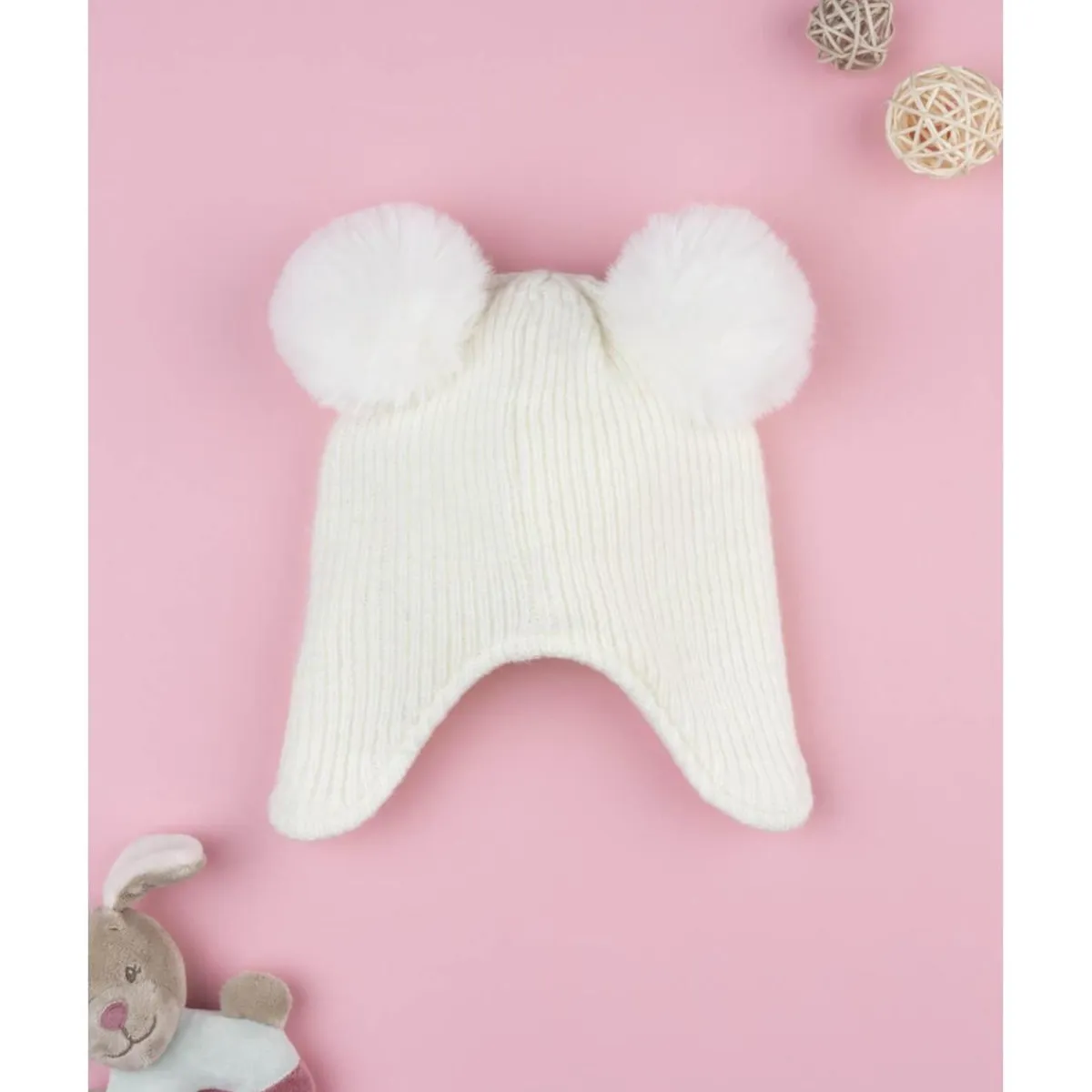 Gorro crema para niña con Minnie*Prenatal Hot