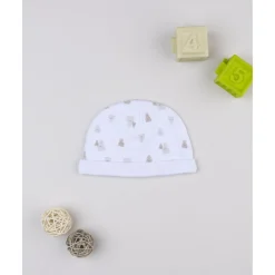 Gorro de recién nacido con estampado de ositos Recién Nacido·Primeras Salidas|Primeras Salidas·Gorros, Viseras Y Manoplas