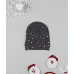 Clearance Gorro niña gris con corazones Primeras Salidas·Gorros, Viseras Y Manoplas|Recién Nacido·Primeras Salidas
