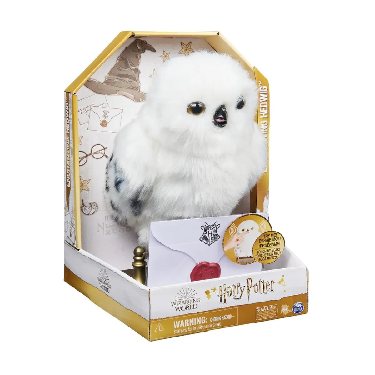 - Peluche Hedwig interactivo*HARRY POTTER Best