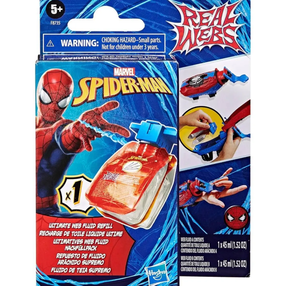 Hasbro - Spider-man - Real Webs, Repuesto De Fluido Aracnido Supremo ㅤ*HASBRO IBERIA Hot