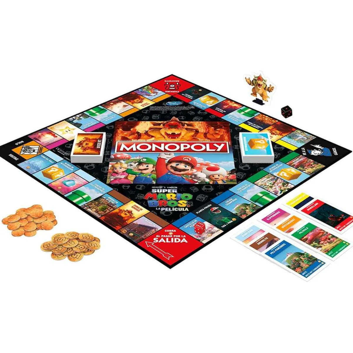Hasbro - Super Mario - Monopoly edición película Super Mario Bros con token Bowser*TOYS "R" US Online