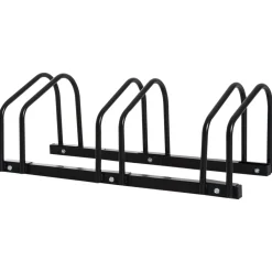 Discount - Aparcamiento para 3 bicicletas Negro Bicicletas