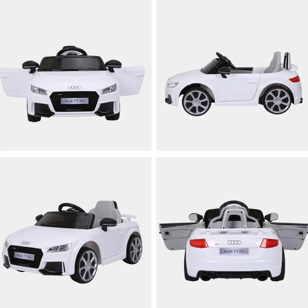 Hot - Audi TT eléctrico blanco Vehículos De Batería O A Pedales