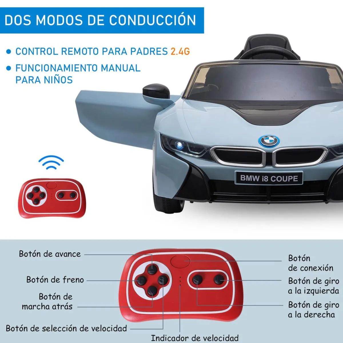 - BMW I8 Coupe eléctrico*Homcom New