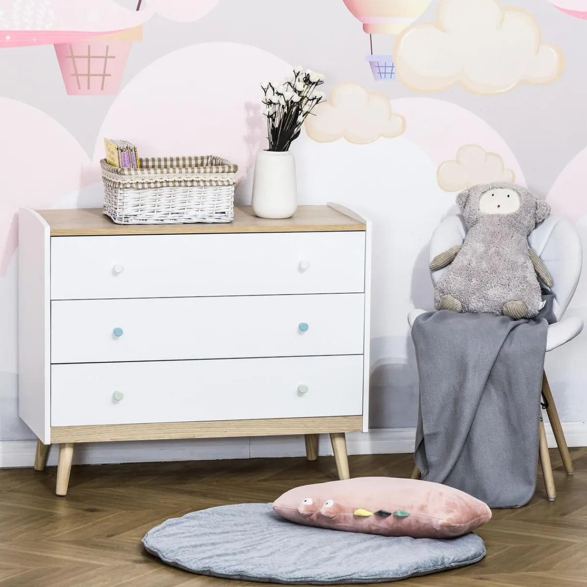 Discount - Cajonera infantil con 3 cajones Estilo De Vida