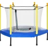 - Cama elástica con red de seguridad azul*Homcom Discount