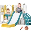 Homcom - Castillo juegos 6 en 1 para interior*AIYAPLAY Online