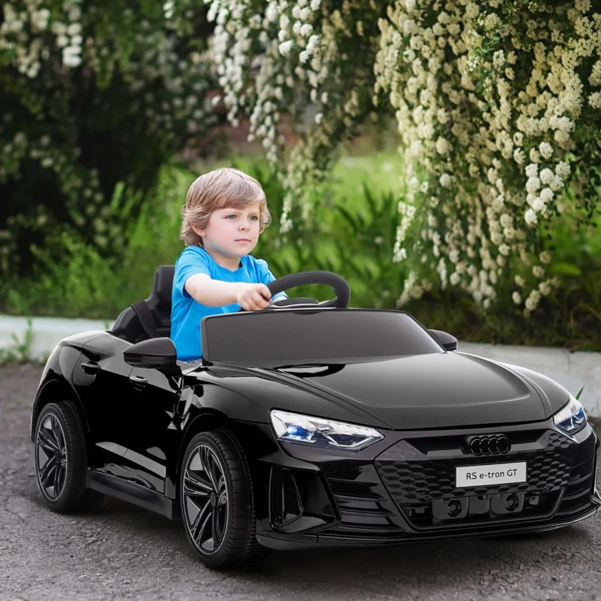 Clearance - Coche eléctrico Audi RS e-tron GT negro Vehículos De Batería O A Pedales